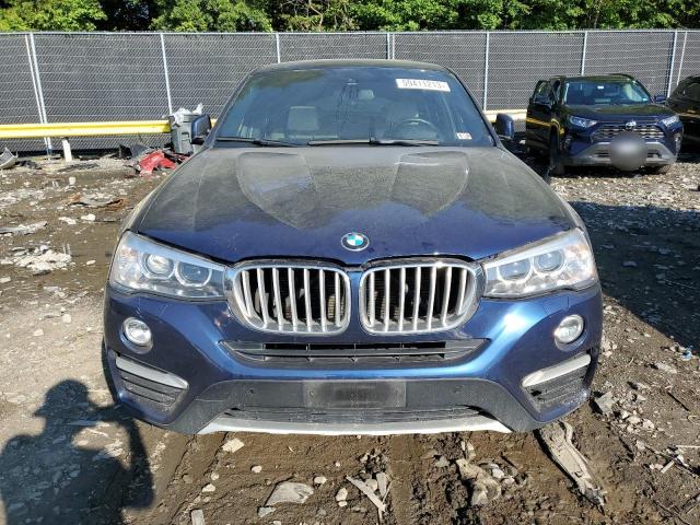 5UXXW3C59J0T81823 - 2018 BMW X4 XDRIVE28I BLUE photo 5