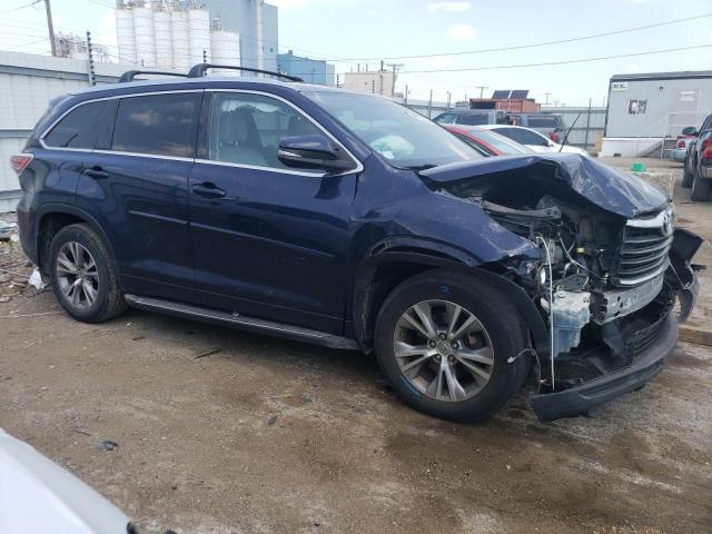 5TDJKRFH4FS216150 - 2015 TOYOTA HIGHLANDER XLE Mavi foto 4