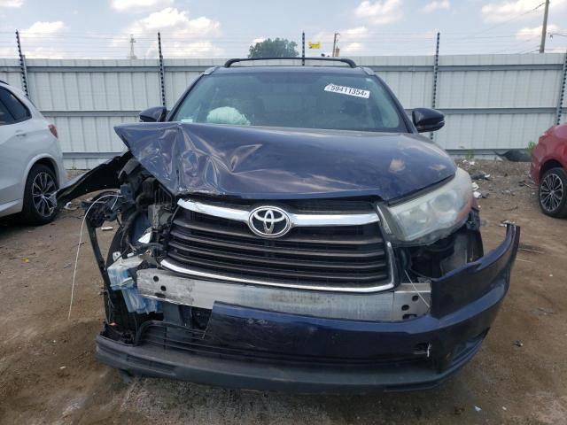 5TDJKRFH4FS216150 - 2015 TOYOTA HIGHLANDER XLE Mavi foto 5