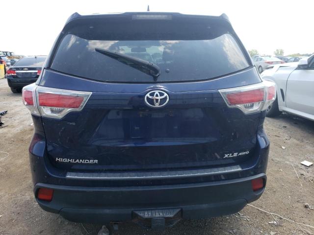 5TDJKRFH4FS216150 - 2015 TOYOTA HIGHLANDER XLE Mavi foto 6