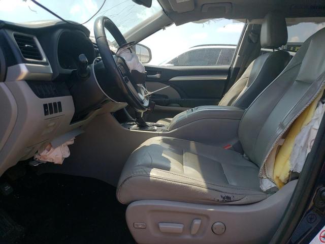 5TDJKRFH4FS216150 - 2015 TOYOTA HIGHLANDER XLE Mavi foto 7