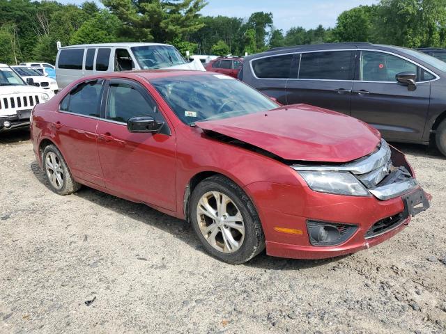 3FAHP0HAXCR424260 - 2012 FORD FUSION SE RED photo 4