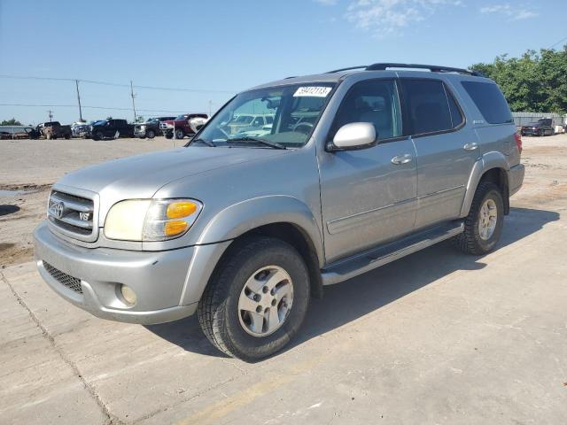 5TDBT48A92S063523 - 2002 TOYOTA SEQUOIA LIMITED SILVER photo 1