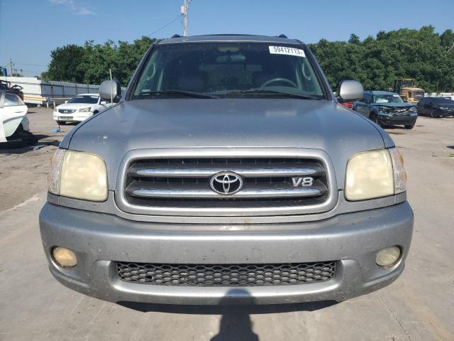 5TDBT48A92S063523 - 2002 TOYOTA SEQUOIA LIMITED SILVER photo 5
