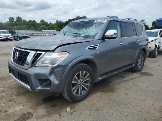 JN8AY2ND6H9005686 - 2017 NISSAN ARMADA SV GRAY photo 1