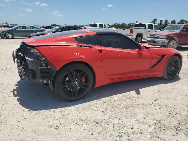 1G1YM2D73F5123757 - 2015 CHEVROLET CORVETTE STINGRAY Z51 3LT RED photo 3