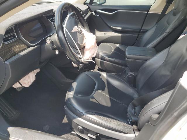 5YJSA1H12EFP52073 - 2014 TESLA MODEL S Білий фото 7
