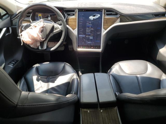 5YJSA1H12EFP52073 - 2014 TESLA MODEL S Білий фото 8