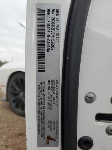 2C3CDZFJ3MH526957 - 2021 DODGE CHALLENGER R/T SCAT PACK WHITE photo 13
