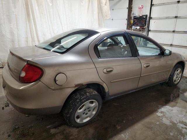 1B3ES26C62D557487 - 2002 DODGE NEON BEIGE photo 3