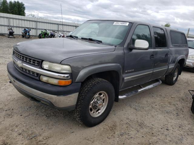 1GCGK13U92F142795 - 2002 CHEVROLET SILVERADO K1500 HEAVY DUTY GRAY photo 1