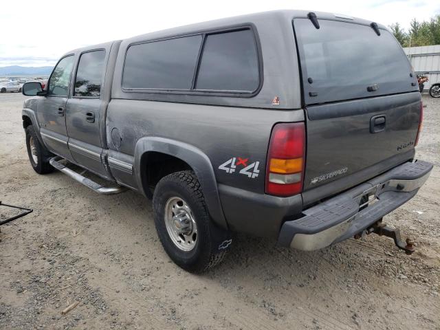 1GCGK13U92F142795 - 2002 CHEVROLET SILVERADO K1500 HEAVY DUTY GRAY photo 2