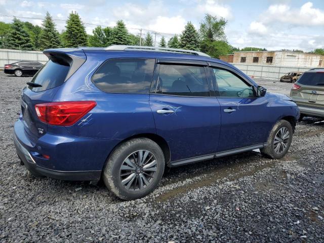 5N1DR2MM1JC663542 - 2018 NISSAN PATHFINDER S BLUE photo 3