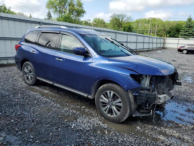 5N1DR2MM1JC663542 - 2018 NISSAN PATHFINDER S BLUE photo 4
