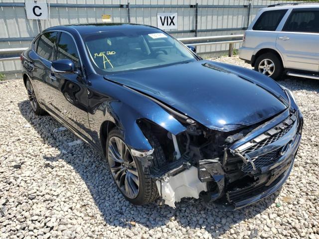 JN1BY1PP7JM330113 - 2018 INFINITI Q70L 3.7 LUXE BLUE photo 4