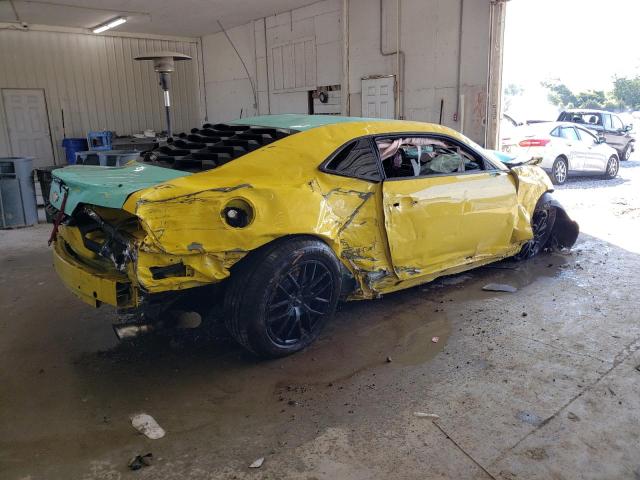 2G1FA1E33E9222182 - 2014 CHEVROLET CAMARO LS YELLOW photo 3