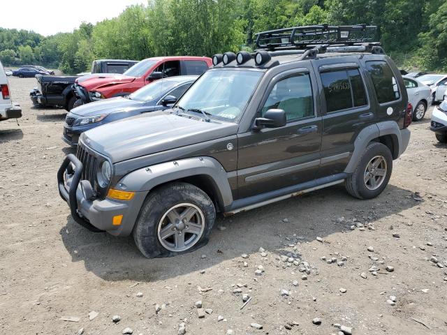 1J4GL38K36W100171 - 2006 JEEP LIBERTY RENEGADE CHARCOAL photo 1