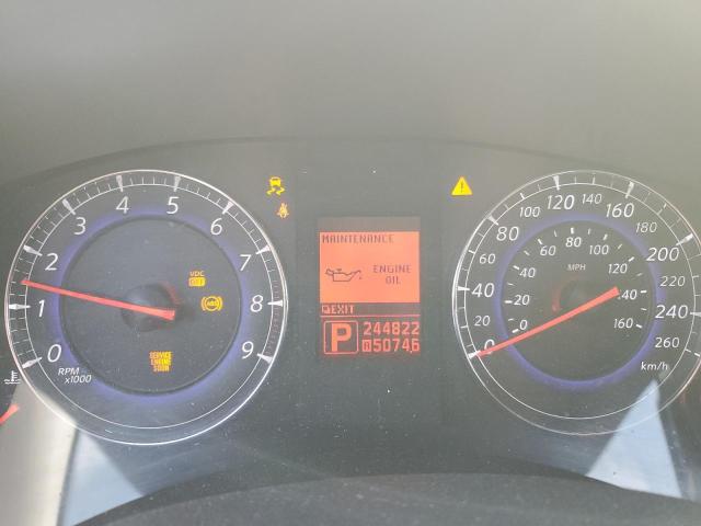 JNKAJ09F48M362604 - 2008 INFINITI EX35 BASE GRAY photo 9