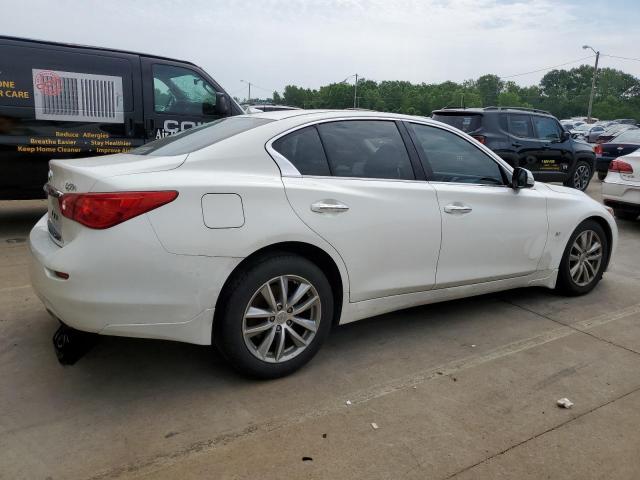 JN1BV7ARXFM412446 - 2015 INFINITI Q50 BASE WHITE photo 3