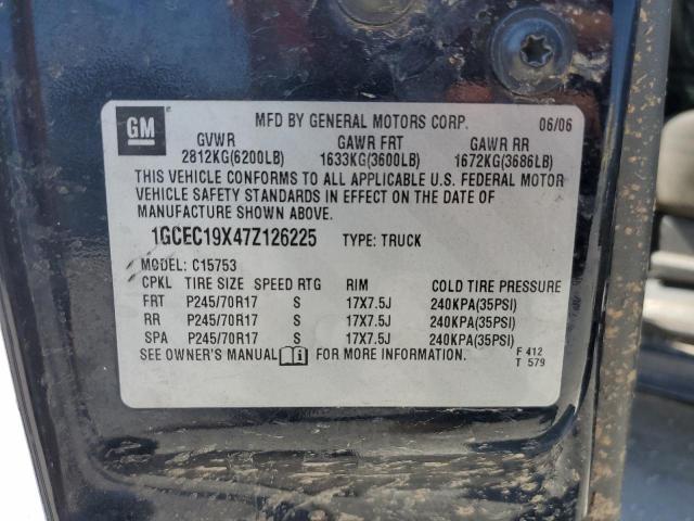 1GCEC19X47Z126225 - 2007 CHEVROLET SILVERADO C1500 CLASSIC BLUE photo 13