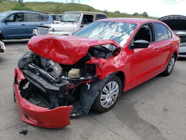 3VW1K7AJ4DM262912 - 2013 VOLKSWAGEN JETTA BASE 红色 照片 1