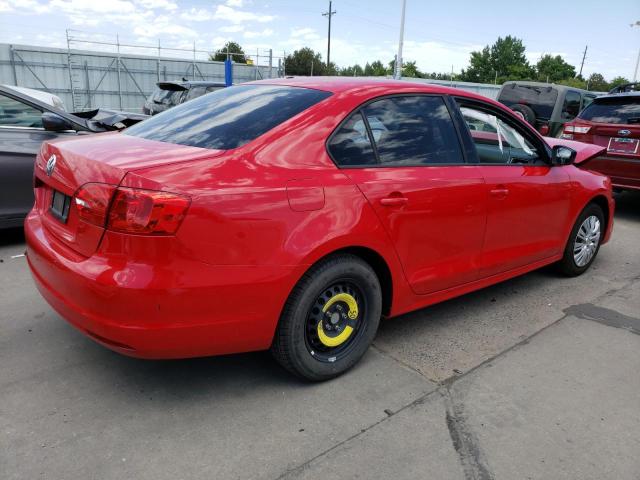 3VW1K7AJ4DM262912 - 2013 VOLKSWAGEN JETTA BASE 红色 照片 3