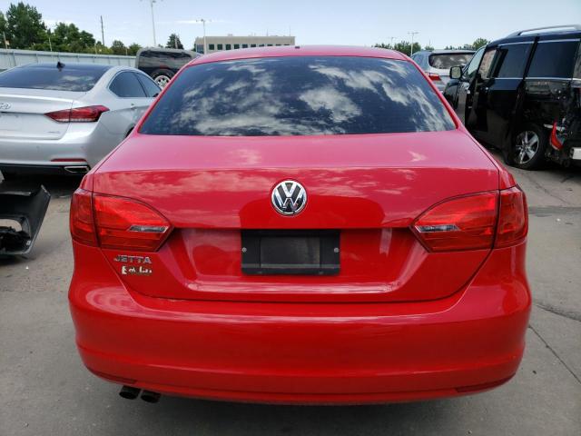 3VW1K7AJ4DM262912 - 2013 VOLKSWAGEN JETTA BASE 红色 照片 6