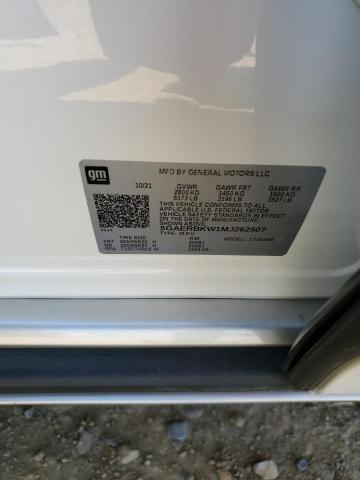 5GAERBKW1MJ262507 - 2021 BUICK ENCLAVE ESSENCE 白色 照片 12