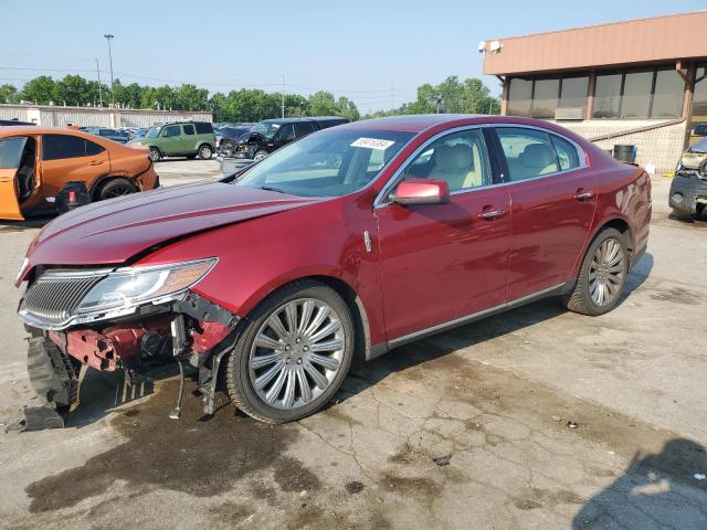 1LNHL9EK4DG611537 - 2013 LINCOLN MKS MAROON photo 1