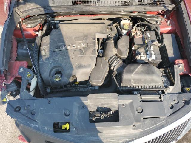 1LNHL9EK4DG611537 - 2013 LINCOLN MKS MAROON photo 11