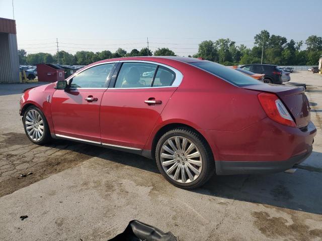1LNHL9EK4DG611537 - 2013 LINCOLN MKS MAROON photo 2