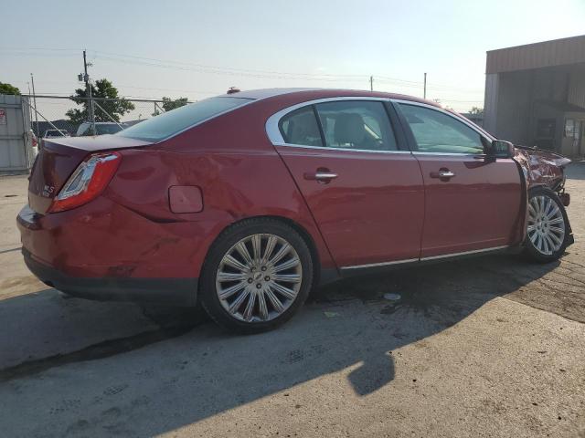 1LNHL9EK4DG611537 - 2013 LINCOLN MKS MAROON photo 3