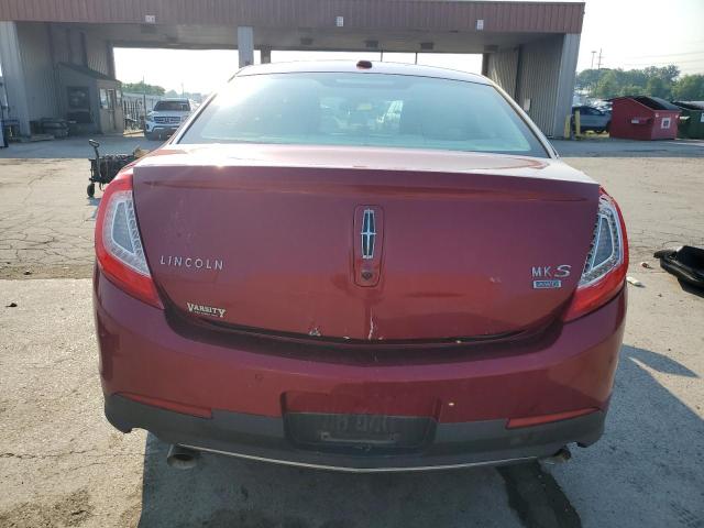 1LNHL9EK4DG611537 - 2013 LINCOLN MKS MAROON photo 6