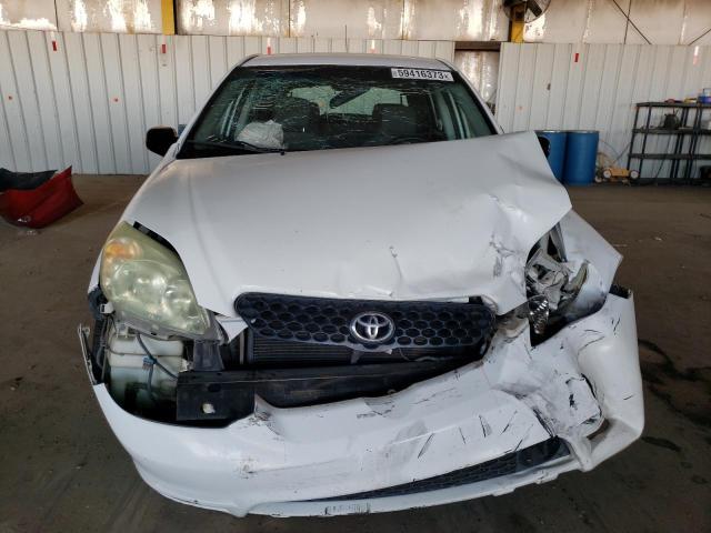 2T1KR32E64C220506 - 2004 TOYOTA COROLLA MA XR WHITE photo 5