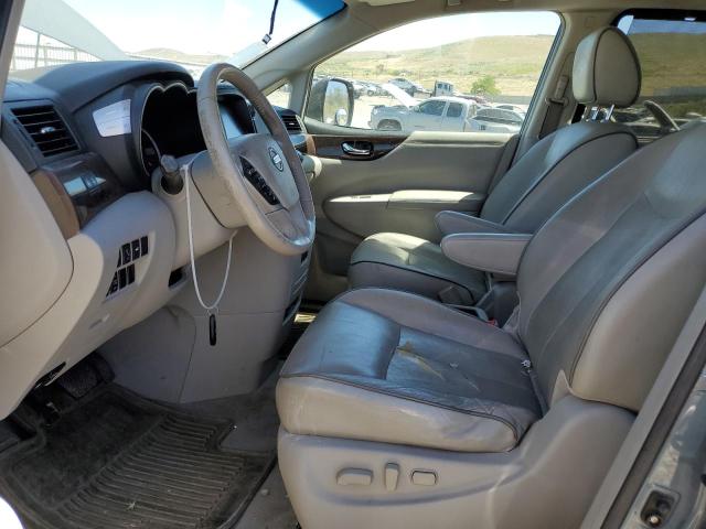 JN8AE2KP8B9001878 - 2011 NISSAN QUEST S GRAY photo 7