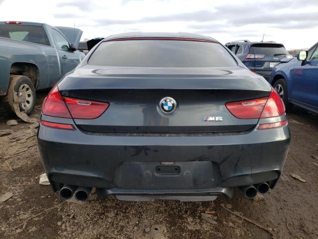 WBS6E9C57JG808256 - 2018 BMW M6 GRAN COUPE GRAY photo 6