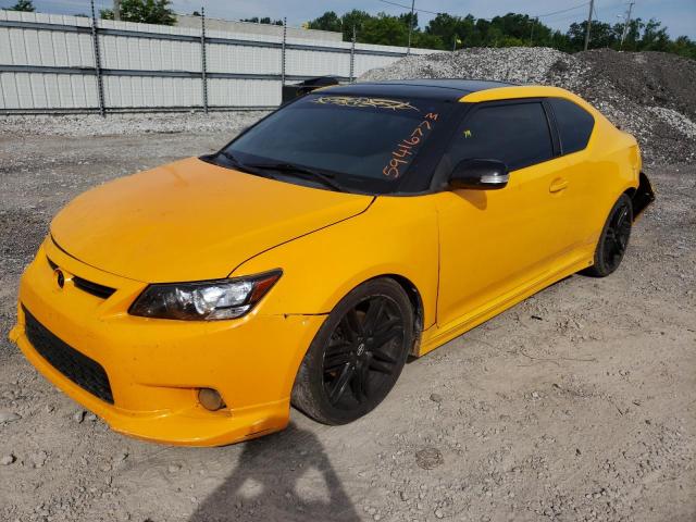 JTKJF5C72C3029679 - 2012 TOYOTA SCION TC 黄色 照片 1