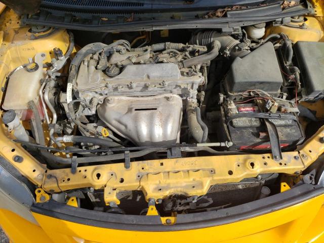 JTKJF5C72C3029679 - 2012 TOYOTA SCION TC 黄色 照片 11