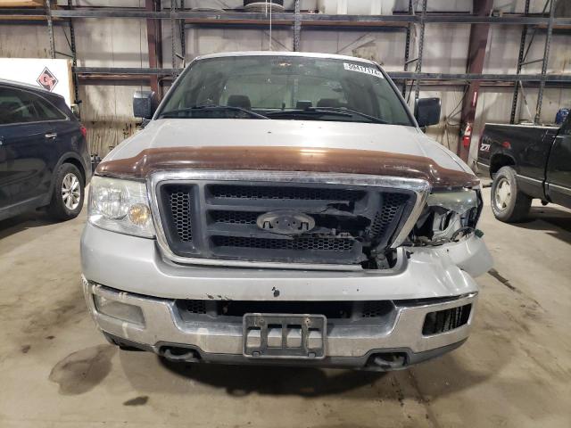 1FTRX14W54NA80640 - 2004 FORD F150 SILVER photo 5