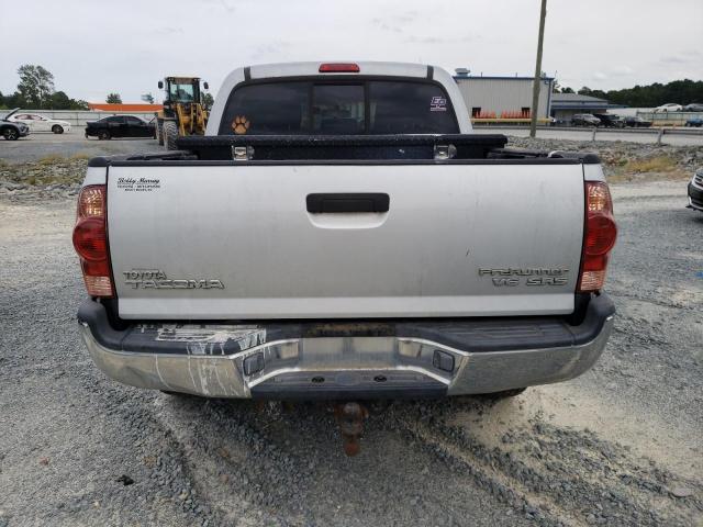 3TMJU62N16M014855 - 2006 TOYOTA TACOMA DOUBLE CAB PRERUNNER SILVER photo 6