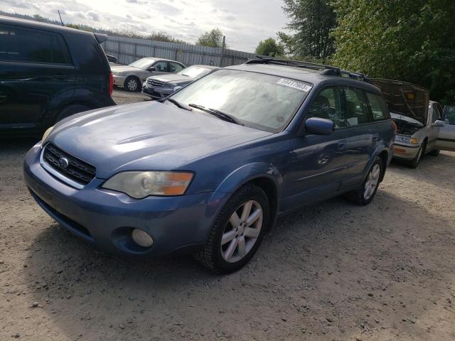 4S4BP62C267343998 - 2006 SUBARU LEGACY OUTBACK 2.5I LIMITED BLUE photo 1