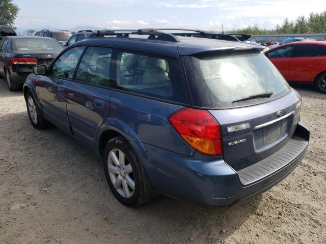 4S4BP62C267343998 - 2006 SUBARU LEGACY OUTBACK 2.5I LIMITED BLUE photo 2