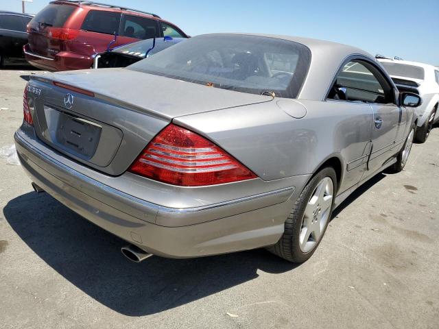 WDBPJ76JX4A041884 - 2004 MERCEDES-BENZ CL 600 SILVER photo 3