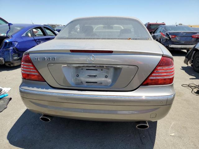 WDBPJ76JX4A041884 - 2004 MERCEDES-BENZ CL 600 SILVER photo 6