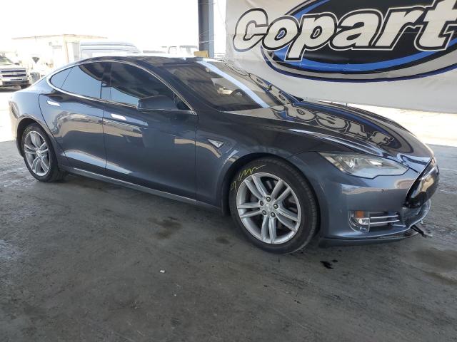 5YJSA1E11FF120249 - 2015 TESLA MODEL S CHARCOAL photo 4