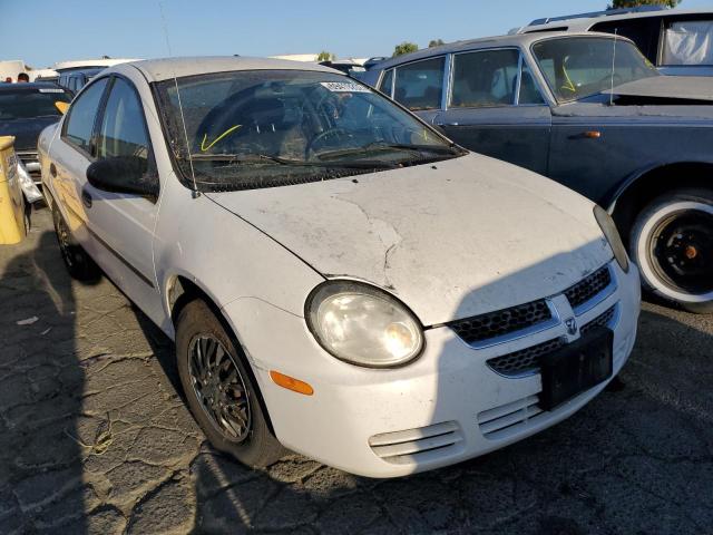 1B3ES26C85D223255 - 2005 DODGE NEON BASE WHITE photo 1