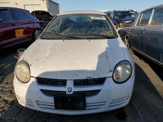 1B3ES26C85D223255 - 2005 DODGE NEON BASE WHITE photo 9