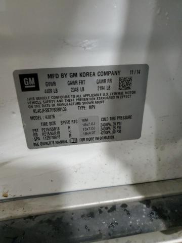 KL4CJFSB7FB080139 - 2015 BUICK ENCORE CONVENIENCE Biały zdjęcie 14