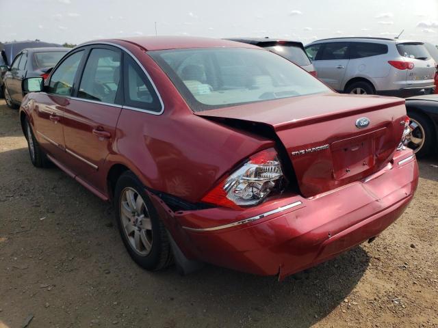 1FAHP24136G156682 - 2006 FORD FIVE HUNDR SEL RED photo 3