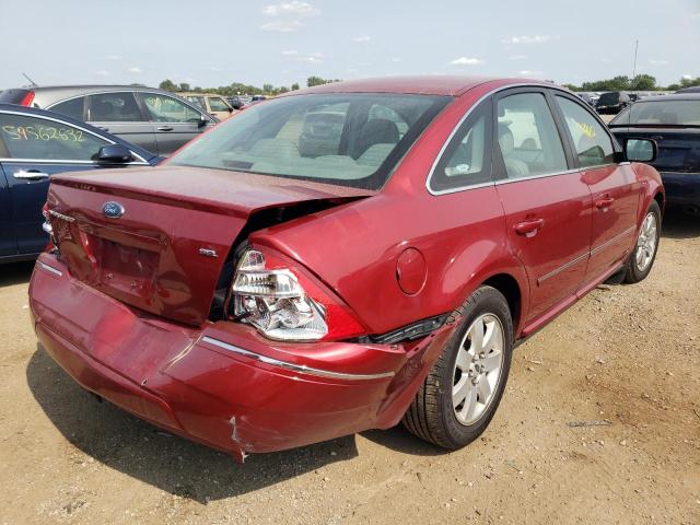 1FAHP24136G156682 - 2006 FORD FIVE HUNDR SEL RED photo 4